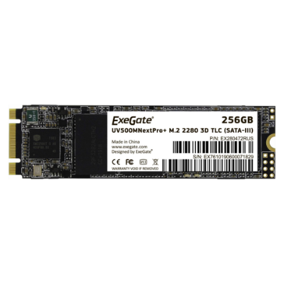 Изображение SSD диск ExeGate UV500MNextPro+ 256 Гб 2280 (EX280472RUS)