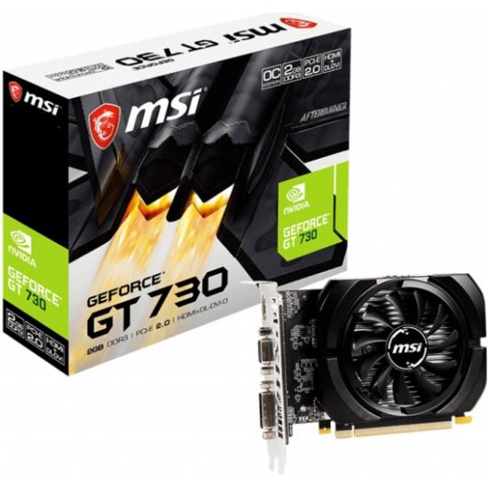 Изображение Видеокарта MSI GeForce GT 730 OC V5 2 Гб (NVIDIA GeForce GT 730, GDDR3)/(N730K-2GD3/OCV5)