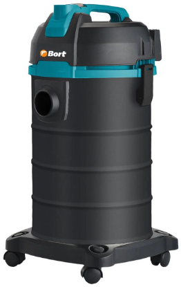 Изображение Строительный пылесос Bort BSS-1530 BLACK (1500 Вт , мешок, ручная очистка)