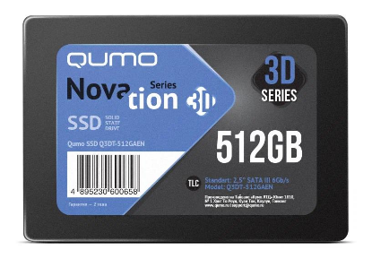 Изображение SSD диск Qumo Novation 512 Гб 2.5" (Q3DT-512GSCY)