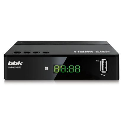 Изображение Телевизионная приставка BBK SMP026HDT2 (черный)