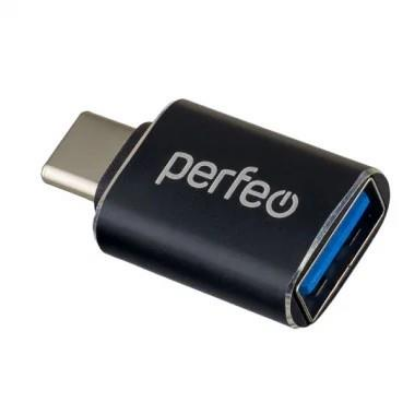 Изображение Переходник Perfeo PF-VI-O009 USB 3.0 A USB Type-C черный