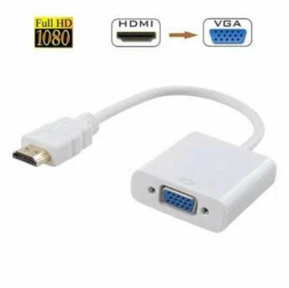 Изображение Переходник Orient C050W HDMI-VGA (белый) (0,2 м)