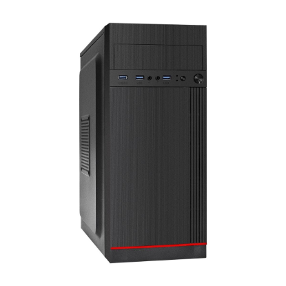 Изображение Корпус ExeGate AA-442U3-AA400 (ATX, черный, 400 Вт)/(EX290191RUS)