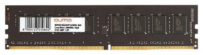 Изображение Оперативная память 8 GB DDR4 Qumo QUM4U-8G3200P22 (25600 МБ/с, 3200 МГц, CL22)