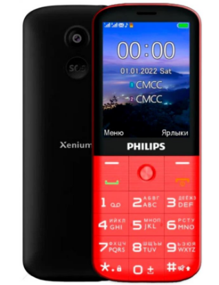 Изображение Мобильный телефон Philips Xenium E227,красный, черный