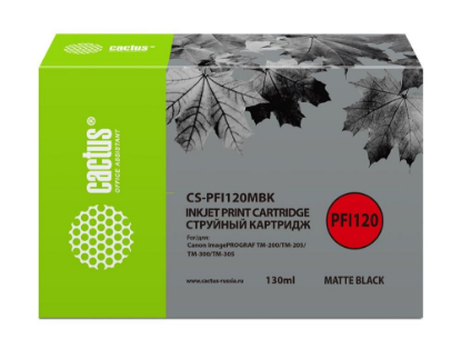 Изображение Картридж Cactus CS-PFI120MBK