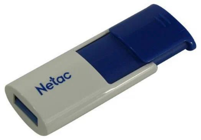 Изображение USB flash NETAC U182,(USB 3.0/128 Гб)-белый, синий (NT03U182N-128G-30BL)