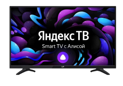 Изображение Телевизор Leff 43U550T 43" 4K UHD Smart TV черный