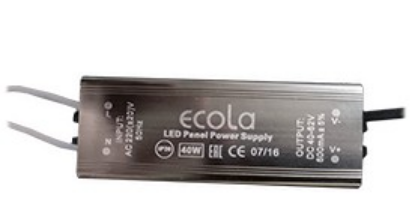 Изображение ECOLA PBLN40ELT драйвер для тонкой панели 40W 220V