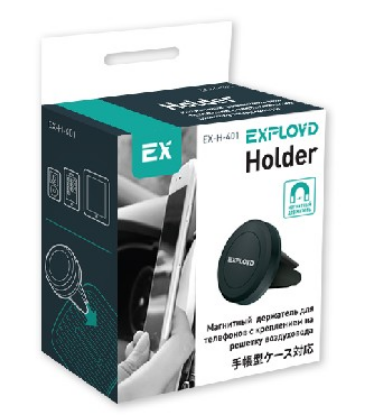 Изображение EXPLOYD EX-H-401 Держатель автомобильный mini 4" - 6" чёрный