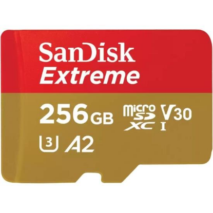 Изображение Карта памяти SanDisk MicroSDXC Extreme Class 10 256 Гб  SDSQXAV-256G-GN6MN