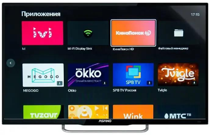 Изображение Телевизор Asano 42LF8120T 42" 1080p Full HD Smart TV черный