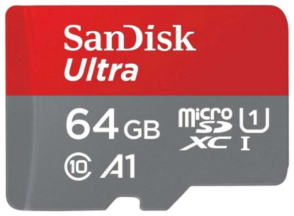 Изображение Карта памяти SanDisk MicroSDXC Ultra Class 10 64 Гб  SDSQUA4-064G-GN6MN