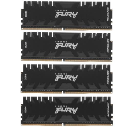 Изображение Оперативная память 4х8 GB DDR4 Kingston FURY Renegade KF426C13RBK4/32 (21300 МБ/с, 2666 МГц, CL13)