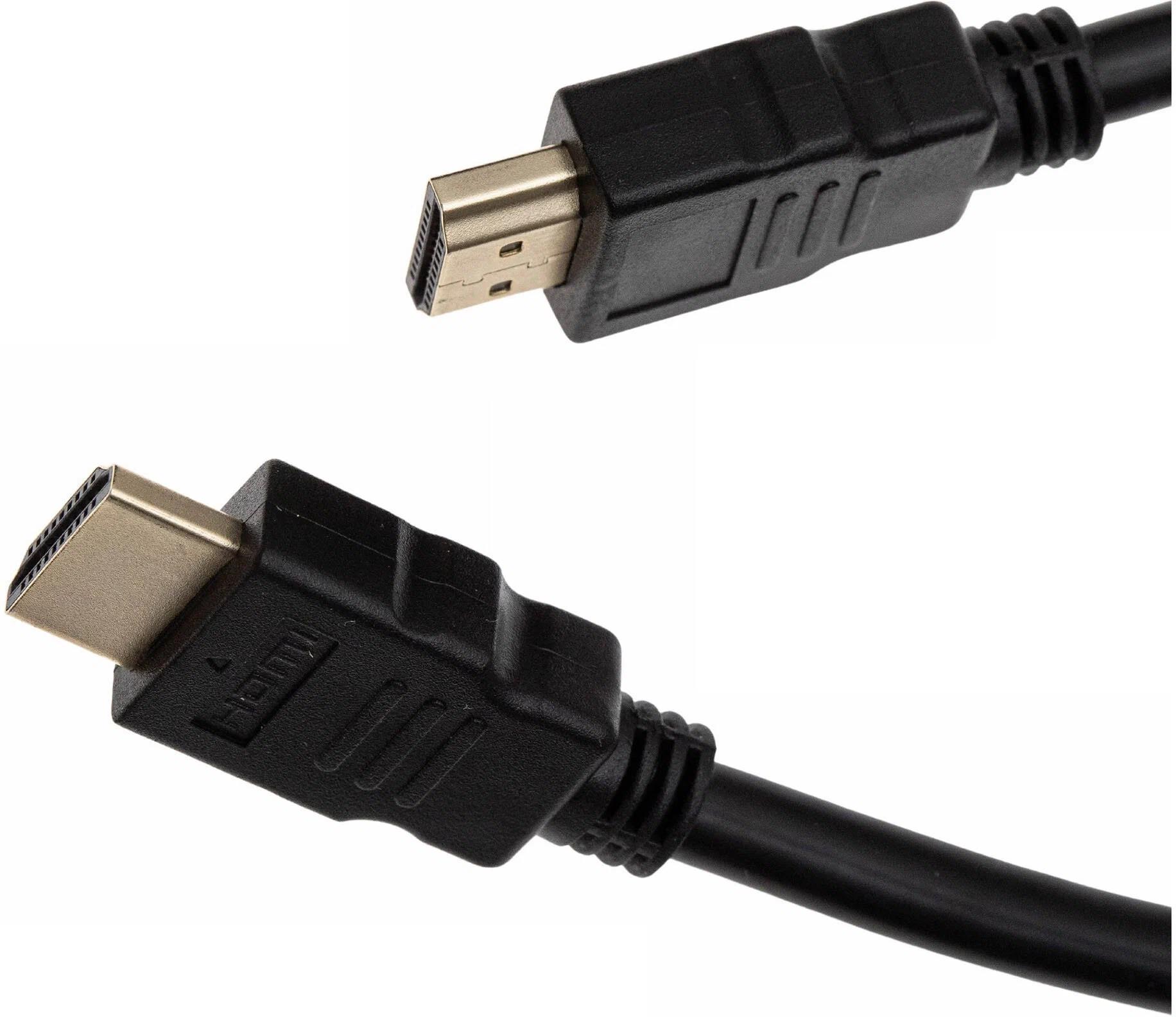 Изображение Кабель Cactus CS-HDMI.1.4-3 HDMI-HDMI (черный) (3 м)