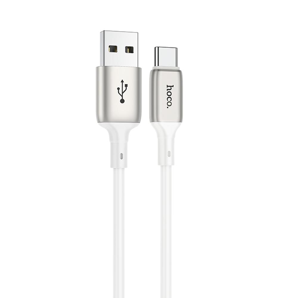 Изображение Кабель соединительный Hoco X66 Howdy USB 2.0 A USB Type-C белый 1 м