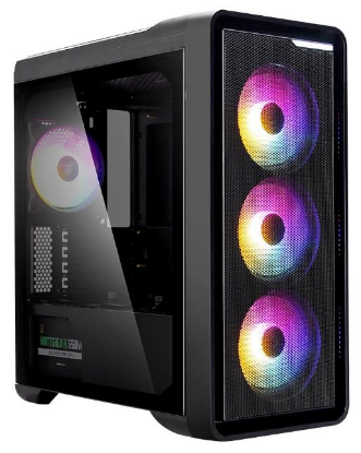 Изображение Корпус Zalman M3 PLUS RGB (mATX, Mini-ITX, черный, без БП)/()