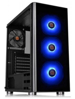 Изображение Корпус Thermaltake V200 (mATX, ATX, Mini-ITX, черный, без БП)/(CA-1K8-00M1WN-01)