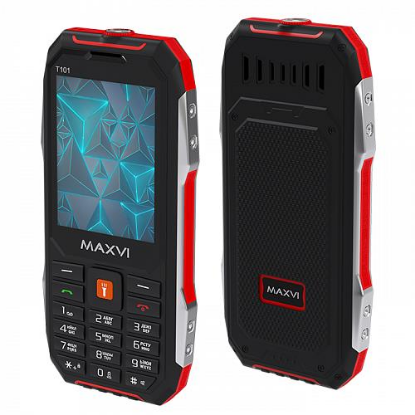 Изображение Мобильный телефон MAXVI T101,красный