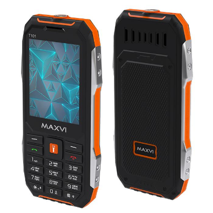 Изображение Мобильный телефон MAXVI T101,оранжевый