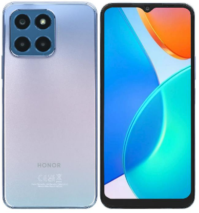 Изображение Смартфон HONOR X6 (64 Гб/4 Гб) серебристый