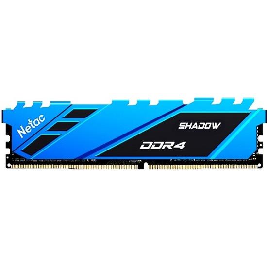 Изображение Оперативная память 16 GB DDR4 NETAC Shadow Blue (25600 МБ/с, 3200 МГц, CL16)