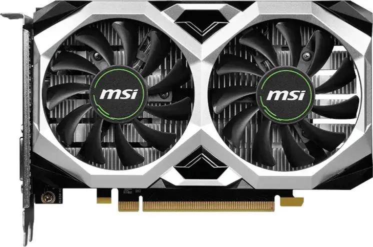 Изображение Видеокарта MSI NVIDIA GeForce GTX 1650 4 Гб (NVIDIA GeForce GTX 1650, GDDR6)/(GTX 1650 D6 VENT XS OCV3)