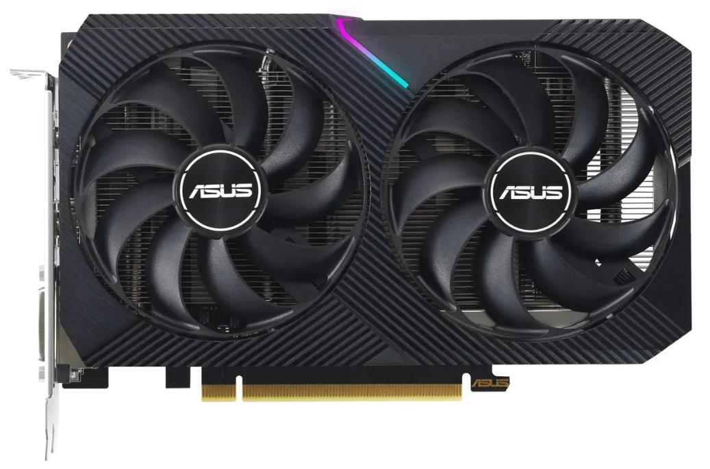 Изображение Видеокарта Asus NVIDIA GeForce RTX 3050 8 Гб (NVIDIA GeForce RTX 3050, GDDR6)/(DUAL-RTX3050-O8G-V2)