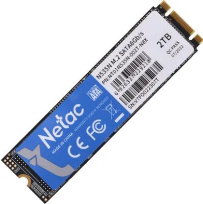 Изображение SSD диск NETAC N535N 2000 Гб 2280 (NT01N535N-002T-N8X)