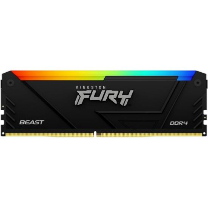 Изображение Оперативная память 16 GB DDR4 Kingston Fury Beast RGB (29800 МБ/с, 3733 МГц, CL19)