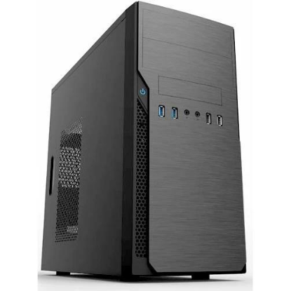 Изображение Корпус Foxline  (mATX, Mini-ITX, черный, 450 Вт)/(FL-628-FZ450R-U32)