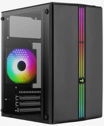 Изображение Корпус AeroCool EVO Mini-G-BK-v1 (mATX, Mini-ITX, черный, без БП)/(4711099472352)