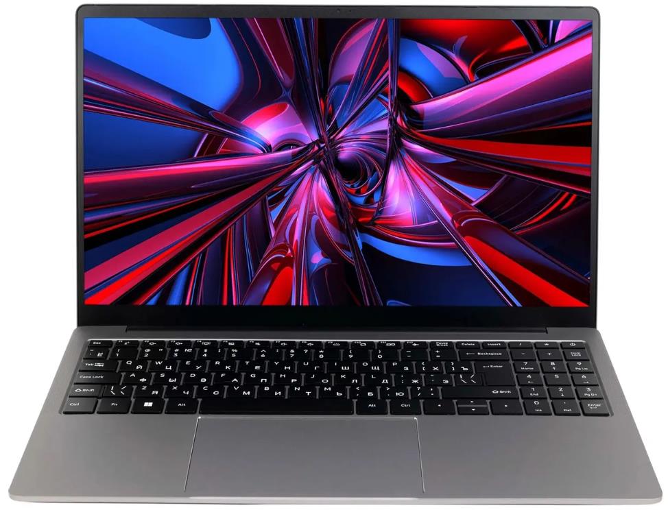 Изображение Ноутбук HIPER Office (Intel 1235U 1300 МГц/ SSD 256 ГБ  /RAM 8 ГБ/ 15.6" 1920x1080/VGA встроенная/ DOS) (H1574O582DM)