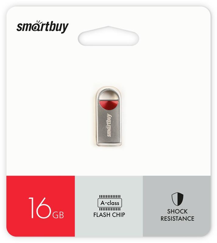 Изображение USB flash SmartBuy MC8,(USB 2.0/16 Гб)-серебристый (SB016GBMC8)