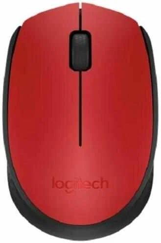 Изображение Мышь Logitech M170 красный