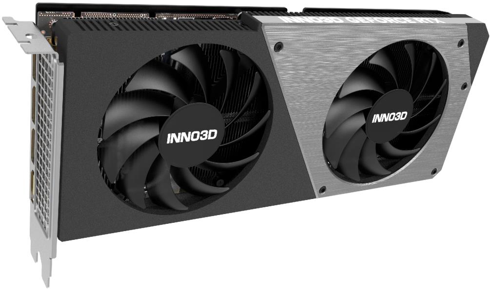 Изображение Видеокарта Inno3D NVIDIA GeForce RTX 4060 Ti Twin X2 OC 16 Гб (NVIDIA GeForce RTX 4060TI, GDDR6)/(N406T2-16D6X-178055N)