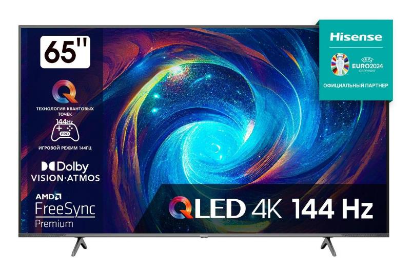 Изображение Телевизор Hisense 65E7KQ PRO 65" HDR, 4K Ultra HD Smart TV черный