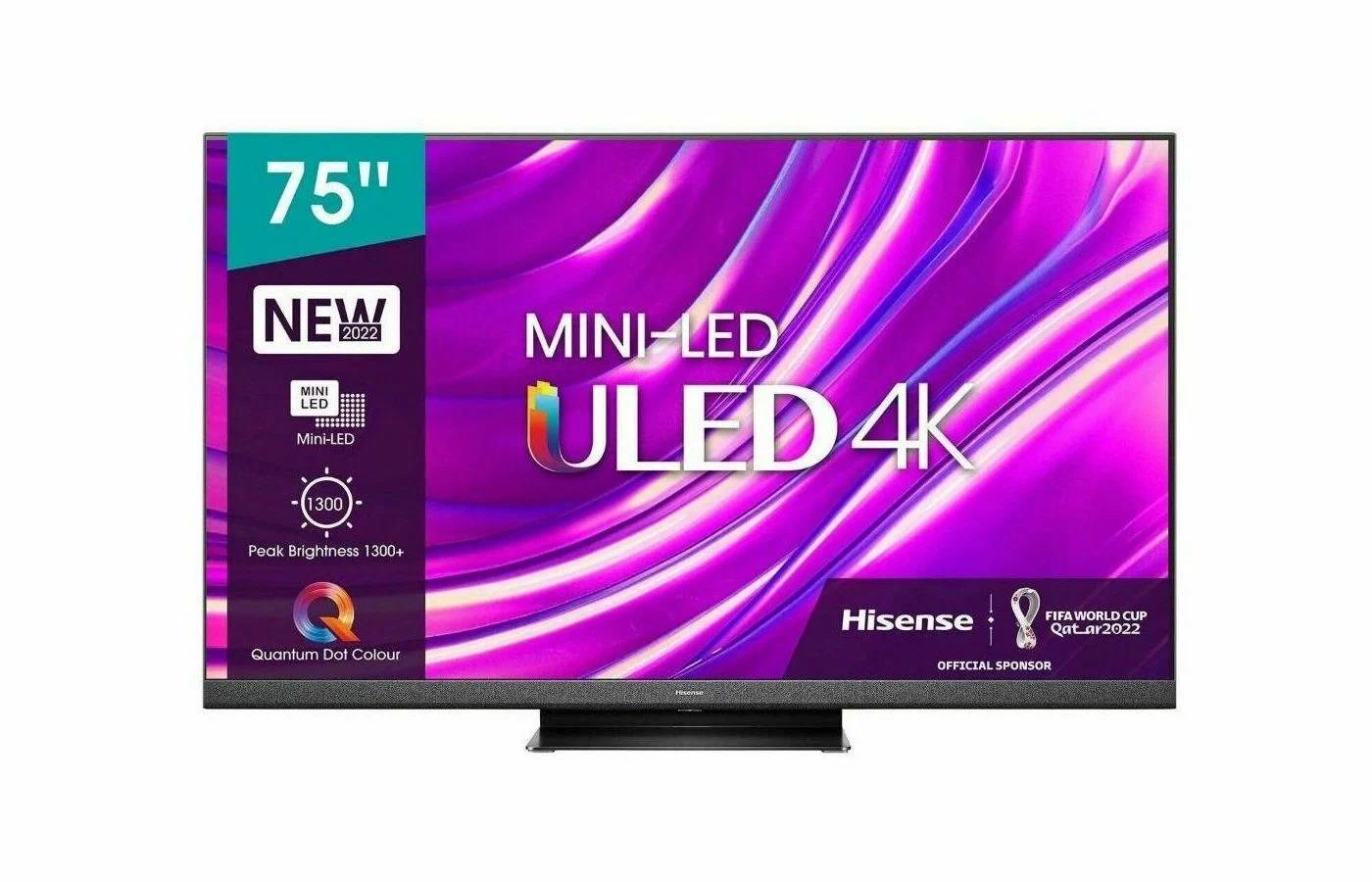 Изображение Телевизор Hisense 75U8HQ 75" HDR, 4K Ultra HD Smart TV черный