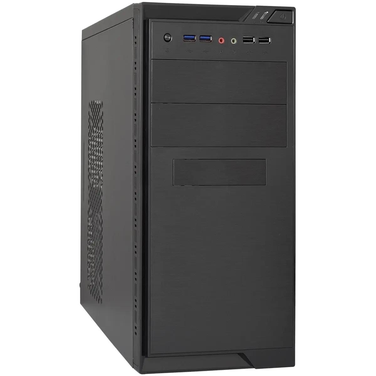 Изображение Корпус ExeGate MA-372UX-UN600 (Mini-ITX, micro-ATX, черный, 600 Вт)/(EX283239RUS)