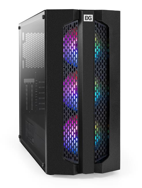 Изображение Корпус ExeGate EVO-9205-NPX600 (mATX, ATX, micro-ATX, ITX, черный, 600 Вт)/(EX294975RUS)