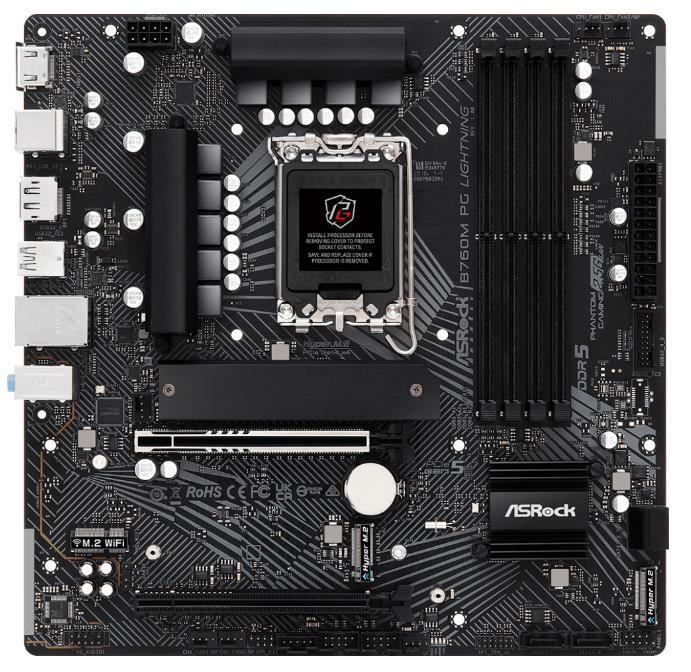 Изображение Материнская плата LGA 1700 ASRock B760M PG LIGHTNING