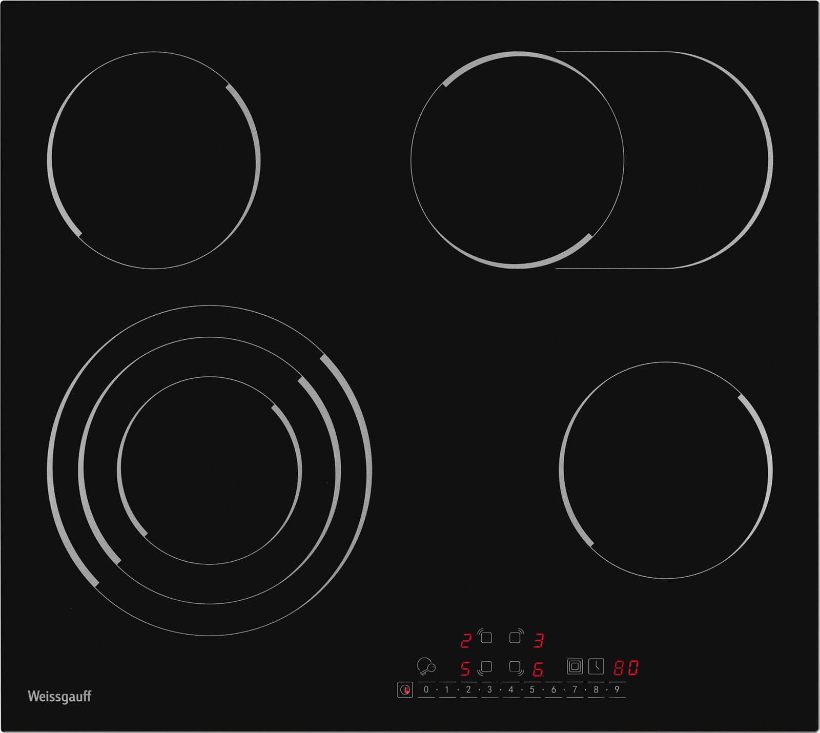 Изображение Варочная панель Weissgauff HVF 643 BS (черный)