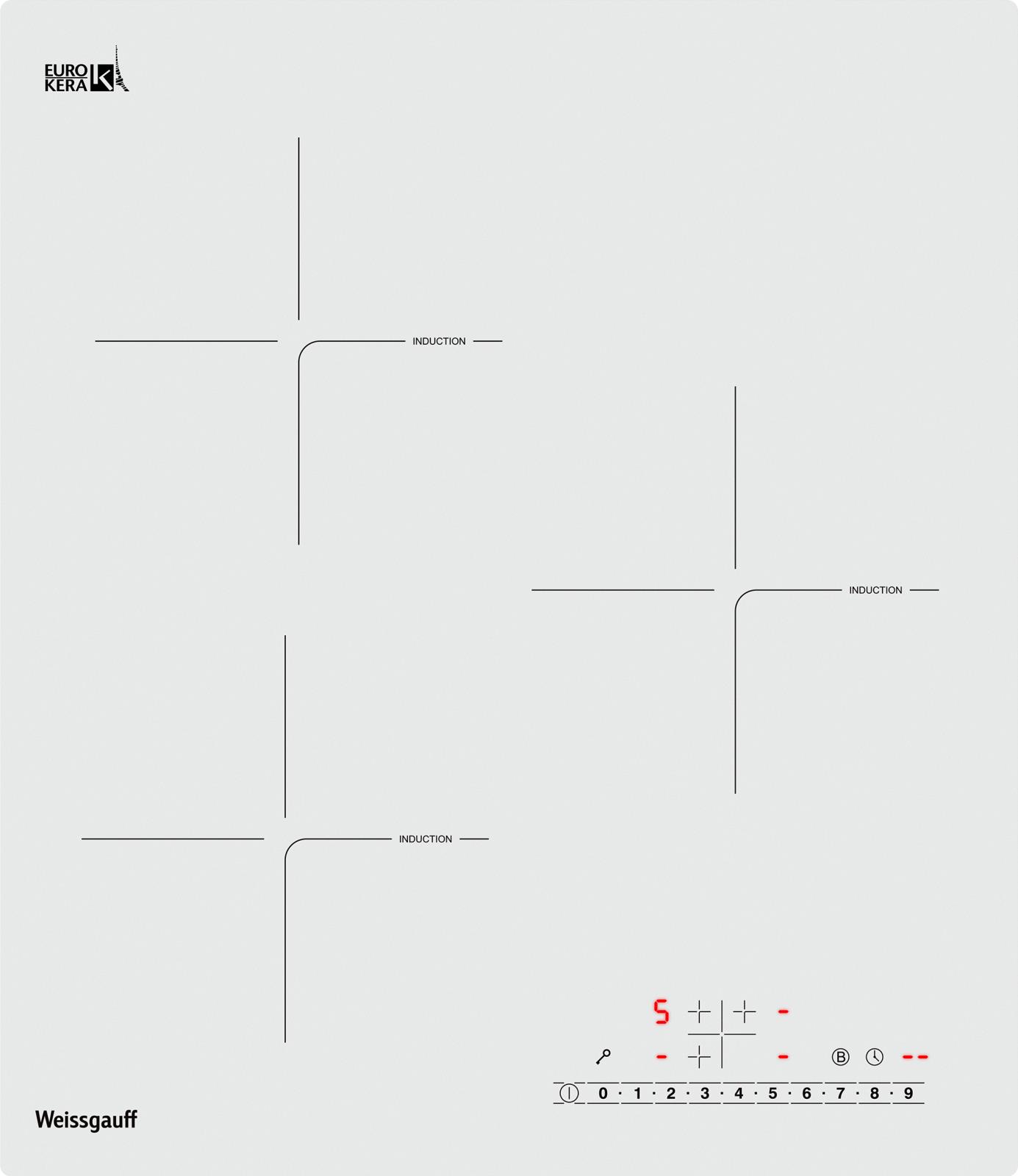 Изображение Варочная панель Weissgauff HI 430 WSC (белый)