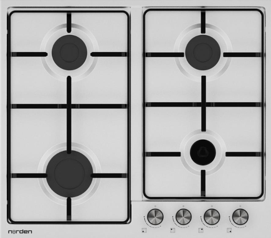 Изображение Варочная панель Norden NORD 6L4G WH (белый)