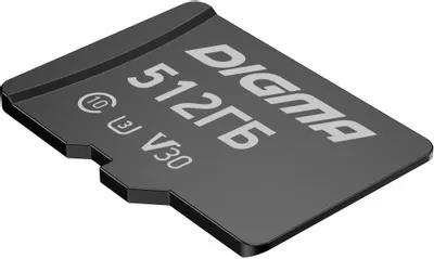 Изображение Карта памяти Digma MicroSDXC CARD30 Class 10 512 Гб адаптер на SD DGFCA512A03