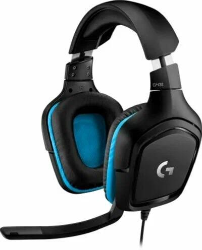 Изображение Наушники Logitech G431 черный, синий