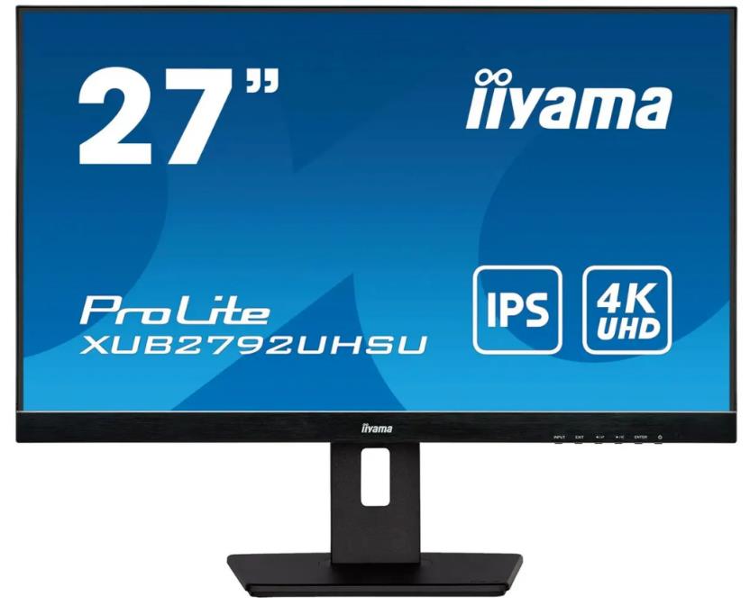 Изображение Монитор Iiyama XUB2792UHSU-B5 (27 "/3840x2160/TFT IPS)