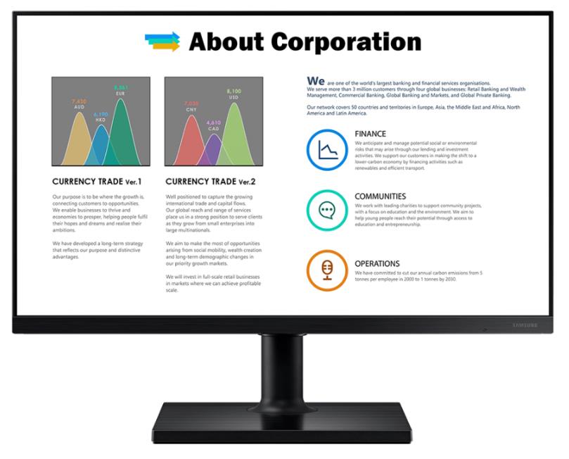 Изображение Монитор Samsung F24T450FZI (23,8 "/1920x1080/TFT IPS)