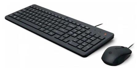 Изображение Комплект клавиатура и мышь HP 150 Wired Mouse and Keyboard Combination cons